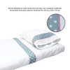 Set de sábanas y almohada