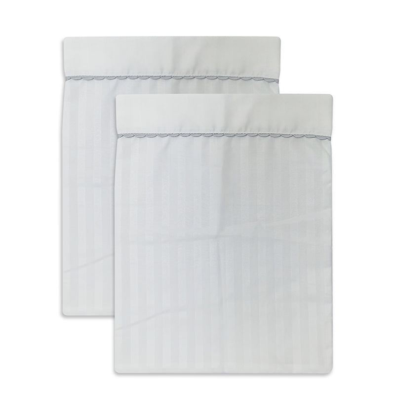 Dos-Fundas-de-Almohada-Bebé-Blancas-Bordado-Gris