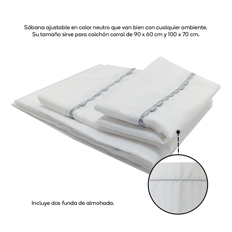 Sabana-Ajustable-dos-Fundas-de-Almohada-Blanco-Brdado-Gris